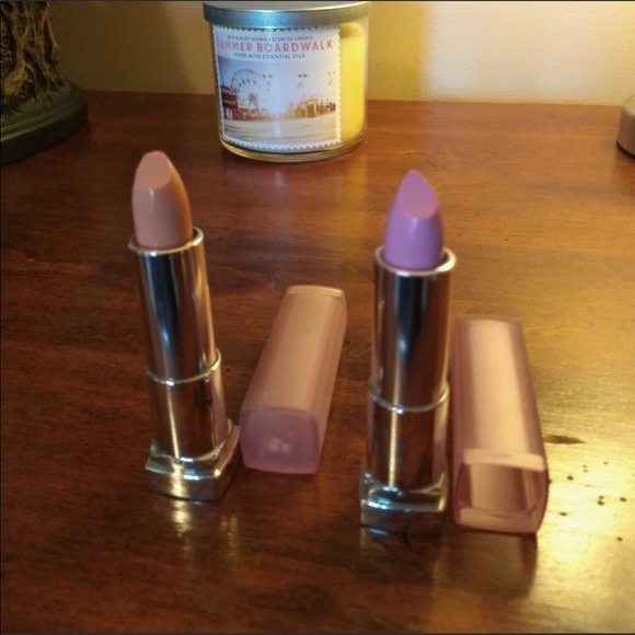 Maybelline Other - Maybelline Women’s Nude Nuances Lipstick & Flawless Fuchsia Lipstick NWT
